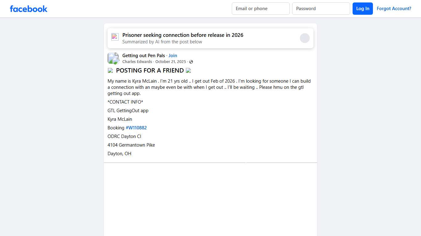 Getting out Pen Pals ⚠️ POSTING FOR A FRIEND ⚠️ Facebook